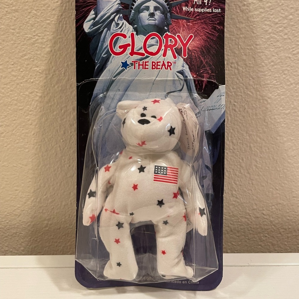 Ty Teenie Beanie Babies - Glory the Bear - Mcdonald's Collectible